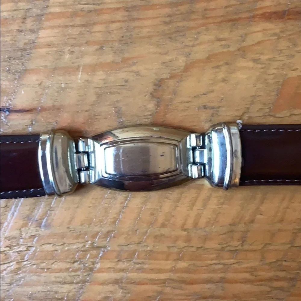Brighton dark brown leather belt Size Medium/Large